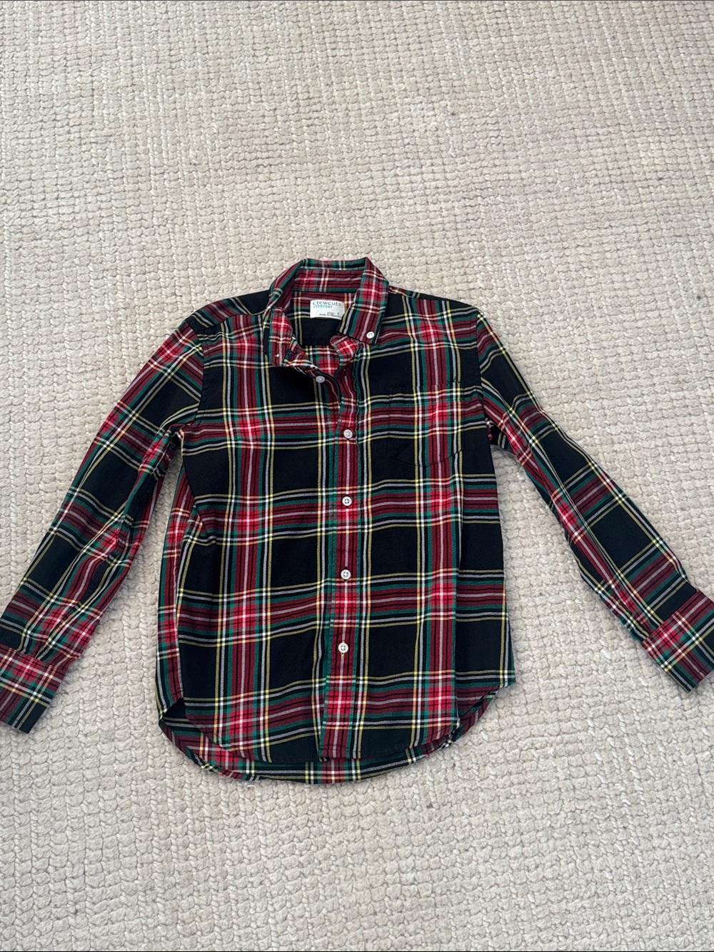 Crewcuts Black & Red Plaid Button-Down Shirt